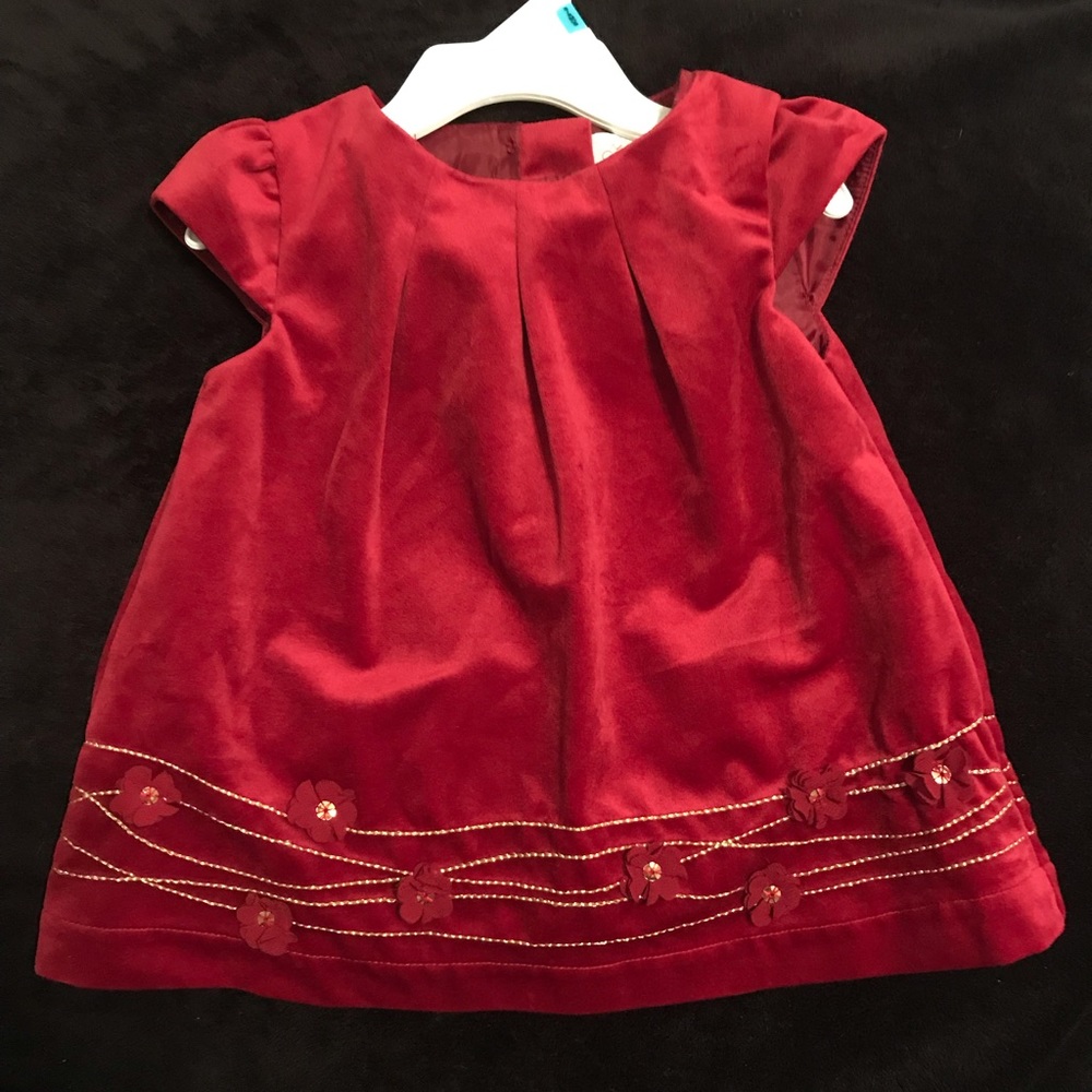 Holiday Velour Dress